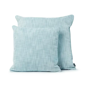 LAZE sierkussen 'Misty' aqua - diverse maten